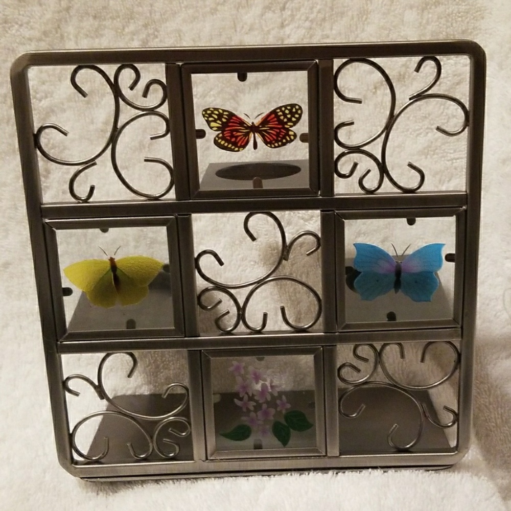 Butterfly tealight easel